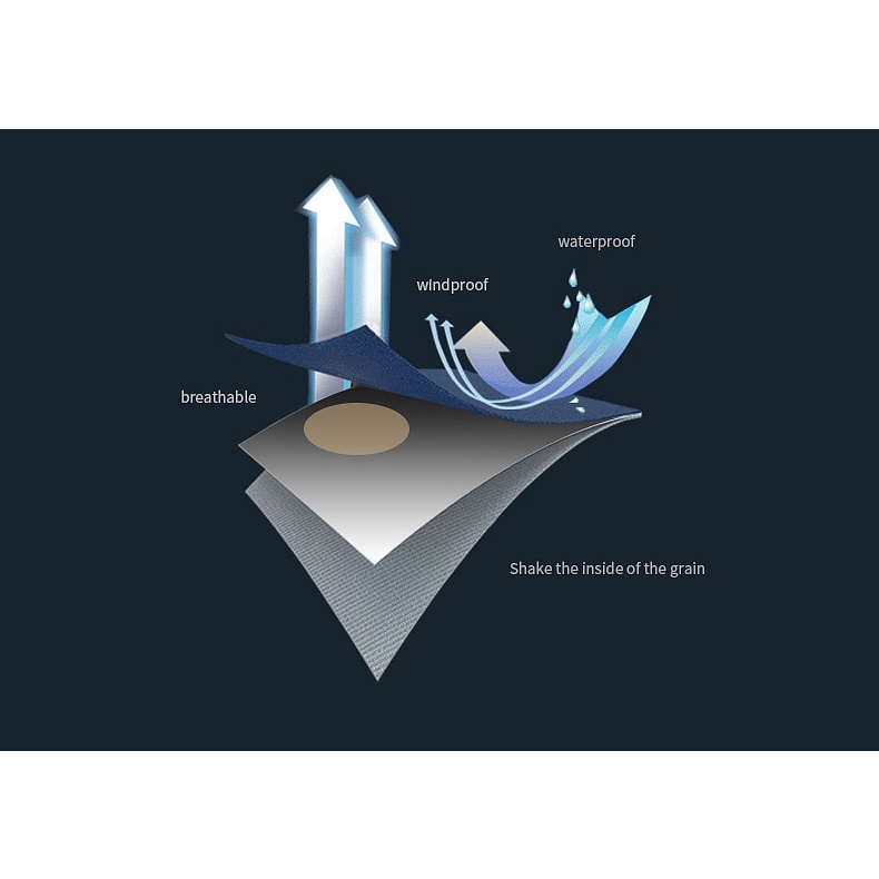 Áo Khoác Parka Dày Dặn Ấm Áp Chống Gió / Thấm Nước Có Túi Thời Trang Mùa Đông Cho Nam