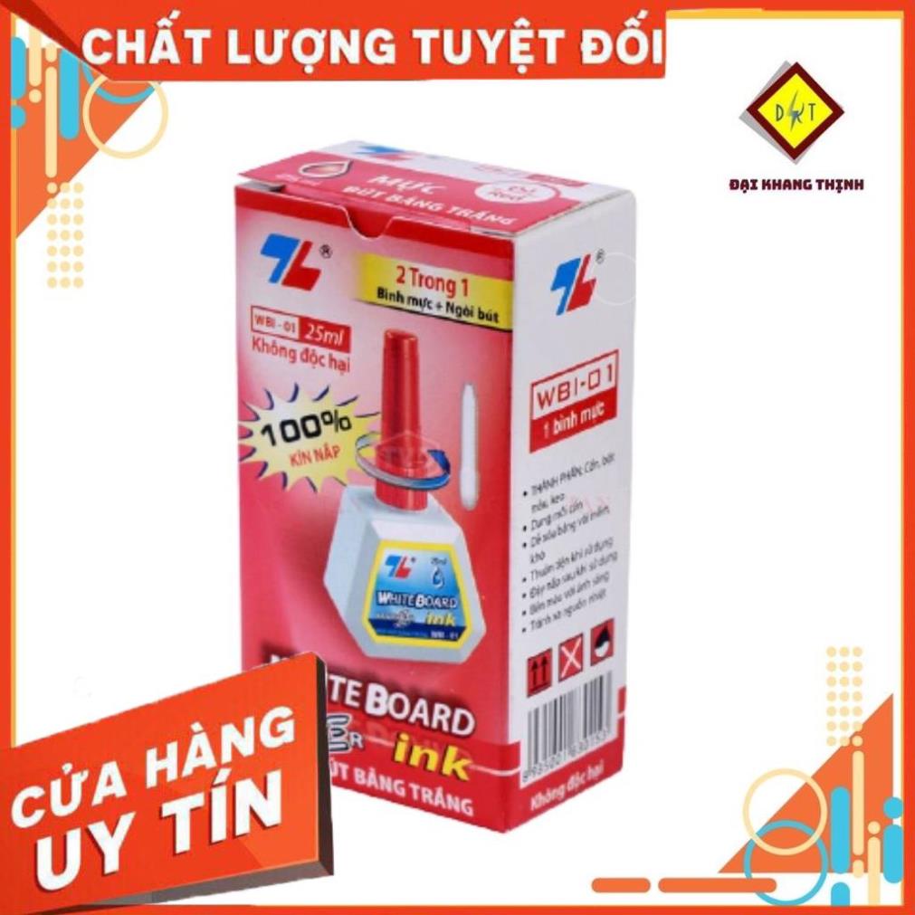 Mực bút lông bảng Thiên Long WBI 01 mực viết lông bảng Đủ 3 Màu XANH-ĐỎ-ĐEN CAM KẾT CHÍNH HÃNG - MỰC BÔI ĐƯỢC