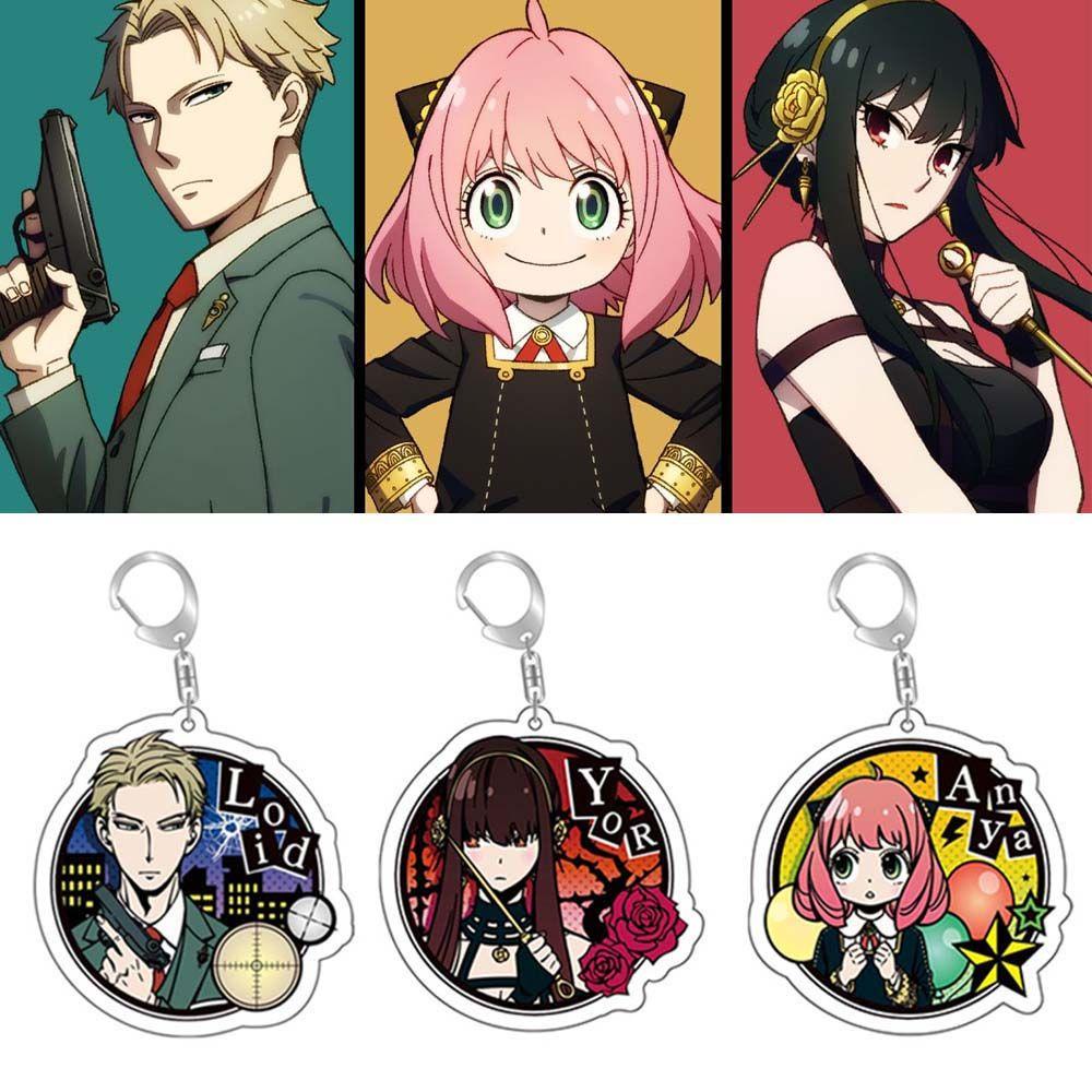 Móc Khóa In Hình Nhân Vật Phim Anime SPY X FAMILY Dễ Thương