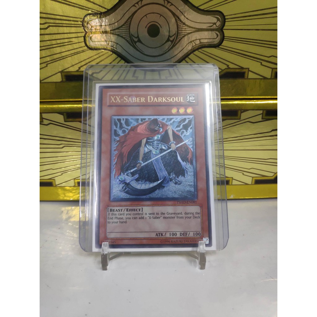 [ Dưa Hấu Yugioh ] Lá bài thẻ bài XX-Saber Darksoul - Ultimate Rare Unlimited - Tặng bọc bài nhựa bảo quản