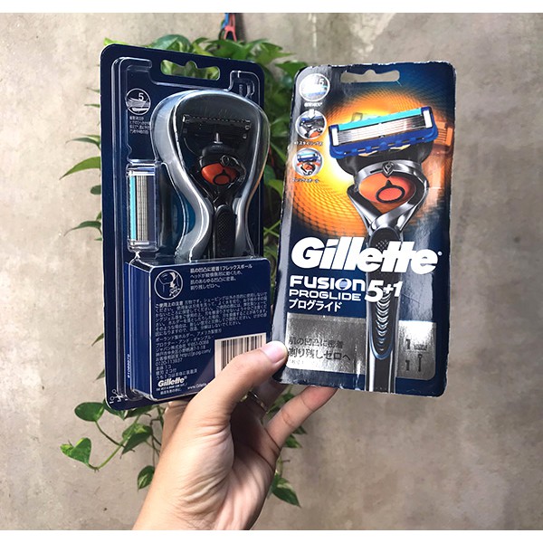 Dao cạo râu Gillette Fusion Proglide 5+1 lưỡi kép cạo sạch bóng không trầy xước. Hộp lưỡi thay thế dao cạo râu Nhật Bản