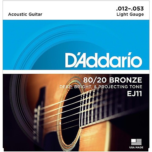 Dây đàn Aucostic D'Addario EJ 11 (cỡ 12-53)