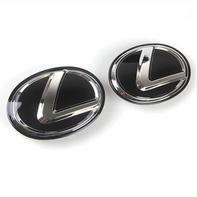 Sản Phẩm Logo biểu tượng sau xe Lexus đường kính 120MM, 110MM, 100MM, chất liệu nhựa PMMA + phủ thủy tinh hữu cơ .