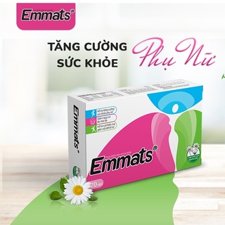 Emmats - giúp tăng cường nội tiết tố nữ estrogen hộp 20 viên