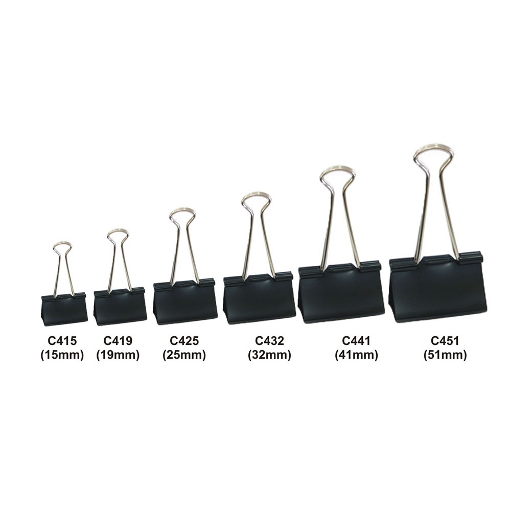 Kẹp bướm BINDER CLIPS nhiều size 15MM