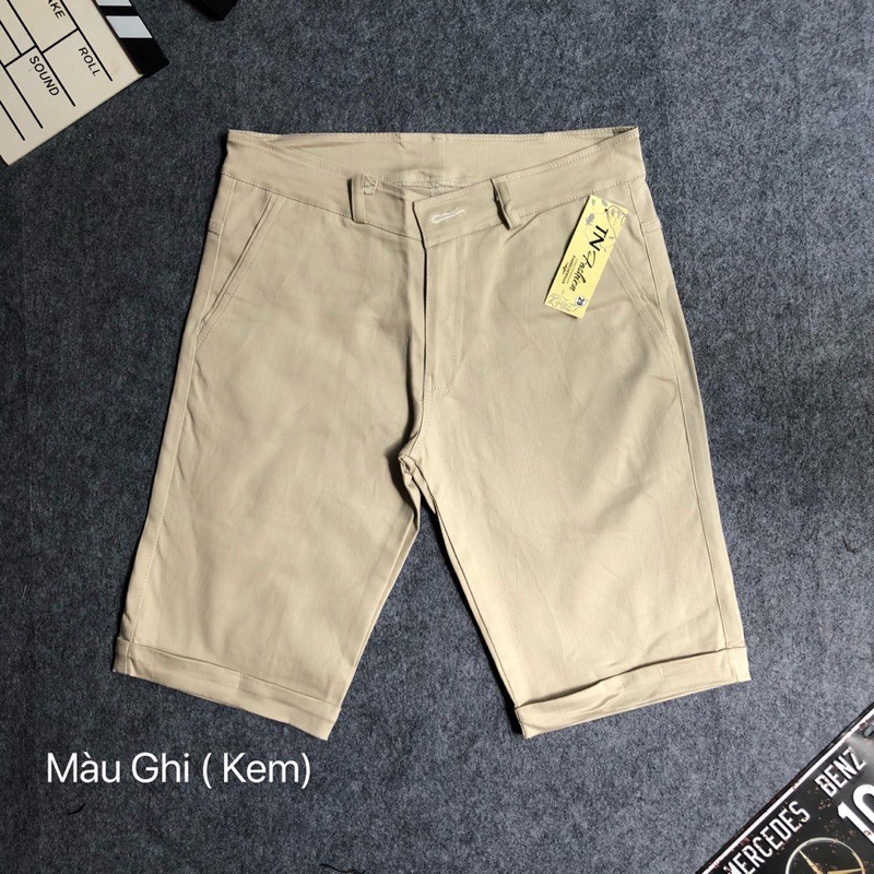 Quần short Nam kaki co giãn có Big Size, cực thoải mái ngày hè | BigBuy360 - bigbuy360.vn