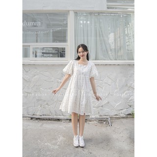 đầm babydoll hoa nhí Hoa-dress