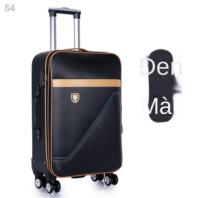 Hộp đựng xe đẩy Hongchang bánh phổ thông nam hành lý doanh nhân vali da mềm xách tay mật khẩu sức chứa lớn nữ