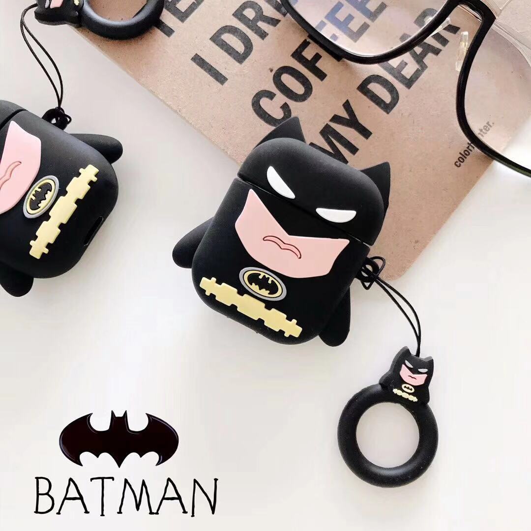 Ốp Bảo Vệ Hộp Đựng Tai Nghe Airpods 1 / 2 / 3 Hình Batman Xinh Xắn