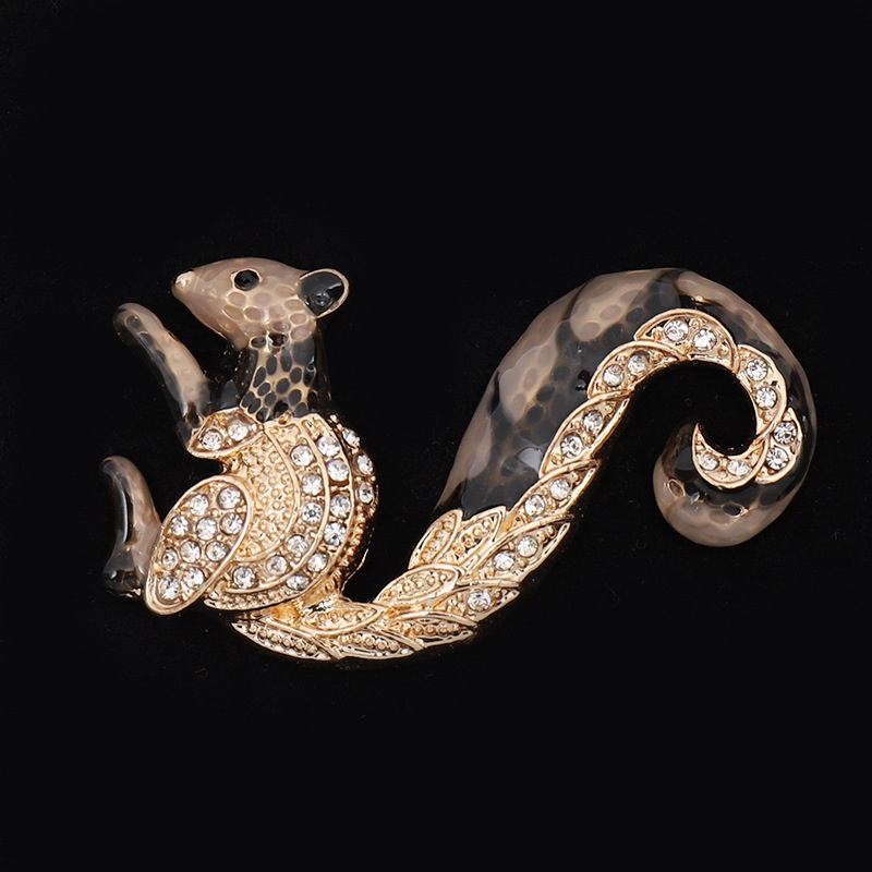 Ghim Cài Áo Hình Sóc Đáng Yêu