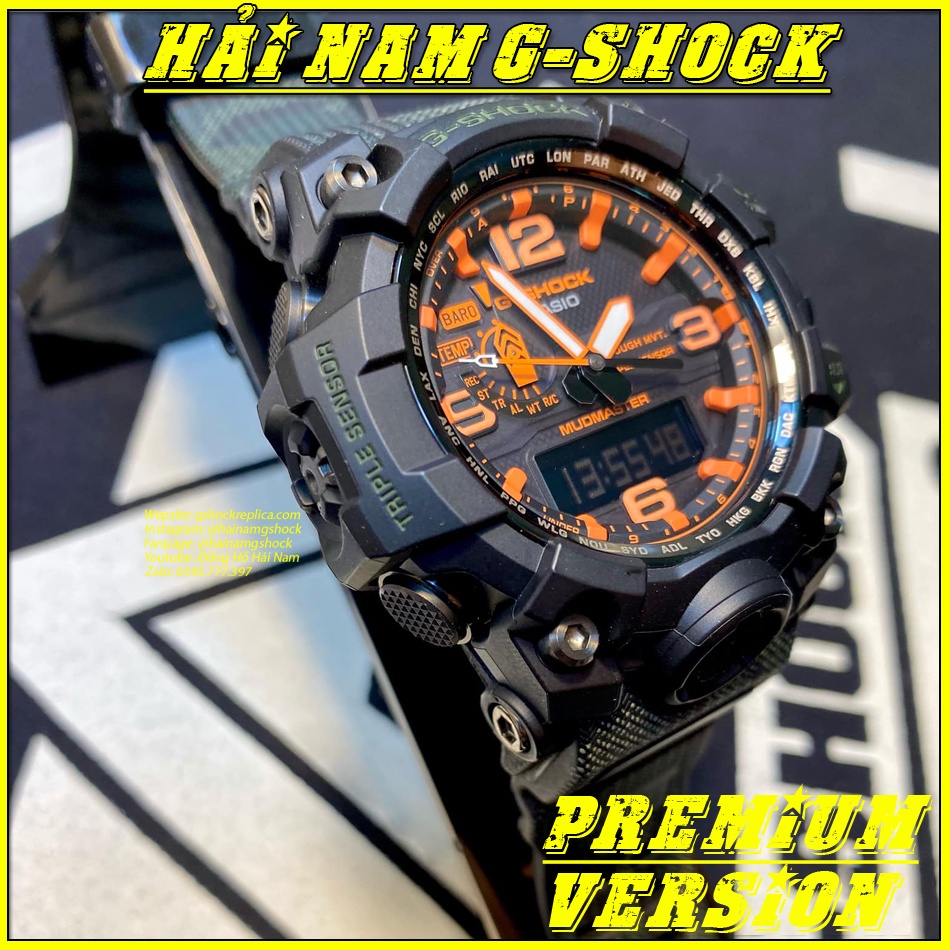 Đồng hồ nam GWG-1000MH-1A | GWG1000 MUDMASTER | Full phụ kiện | Bảo hành 2 năm