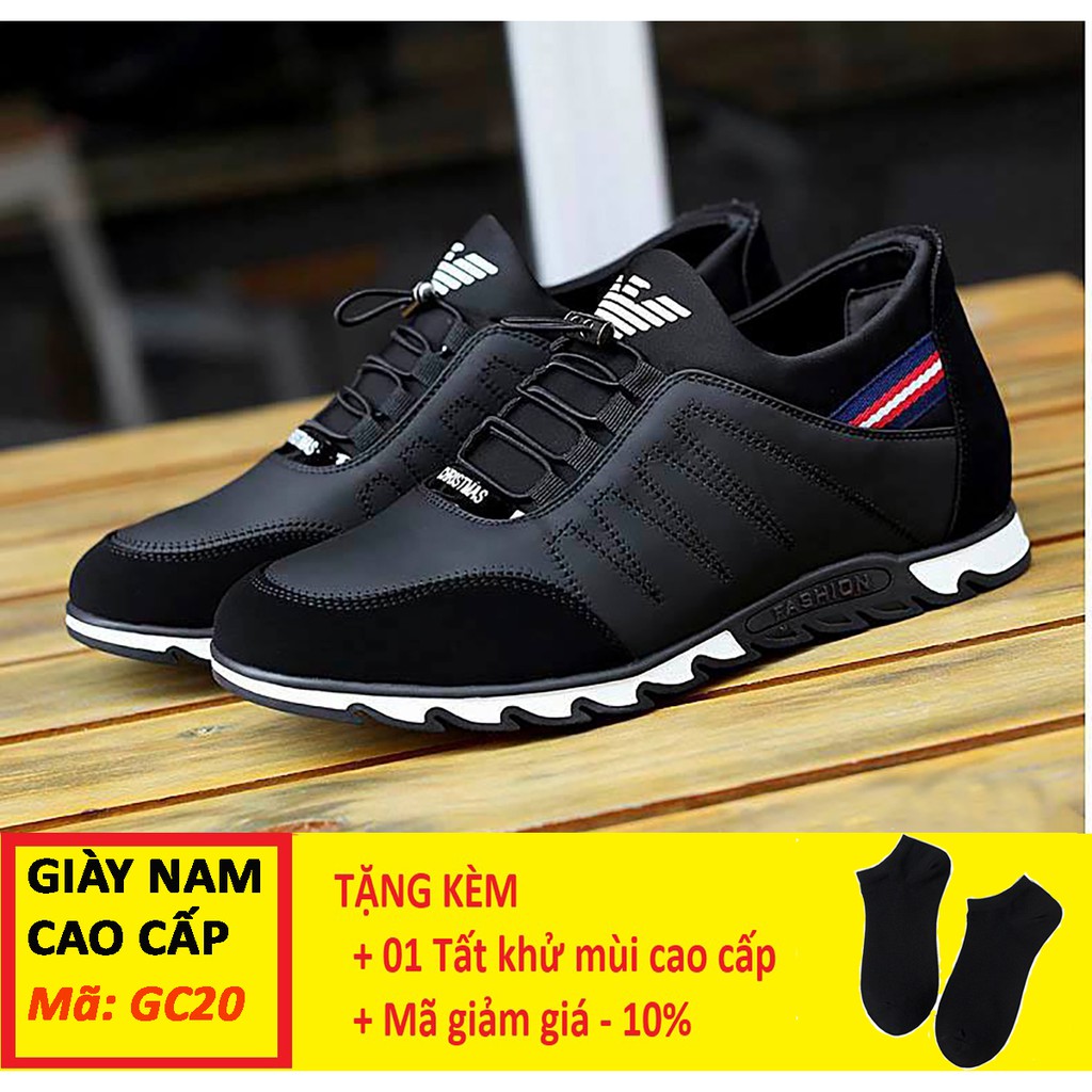 Giày Tăng Chiếu Cao 💝FREESHIP💝 Giày Thể Thao Nam Đế Êm Chất Lượng Cao Cấp