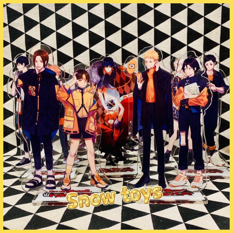 Mô Hình Standee acrylic anime hình Haikyuu - mô hình nhân vật haikyu Hinata Shoyo Sugawara Koshi Tobio