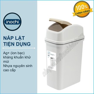 Thùng Rác Thông Minh,Nhựa Nắp Lật Inochi 15 Lít ( Loại Có Ruột) Rất Đẹp Làm Sọt Rác Văn Phòng, Khách Sạn, Đựng Rác