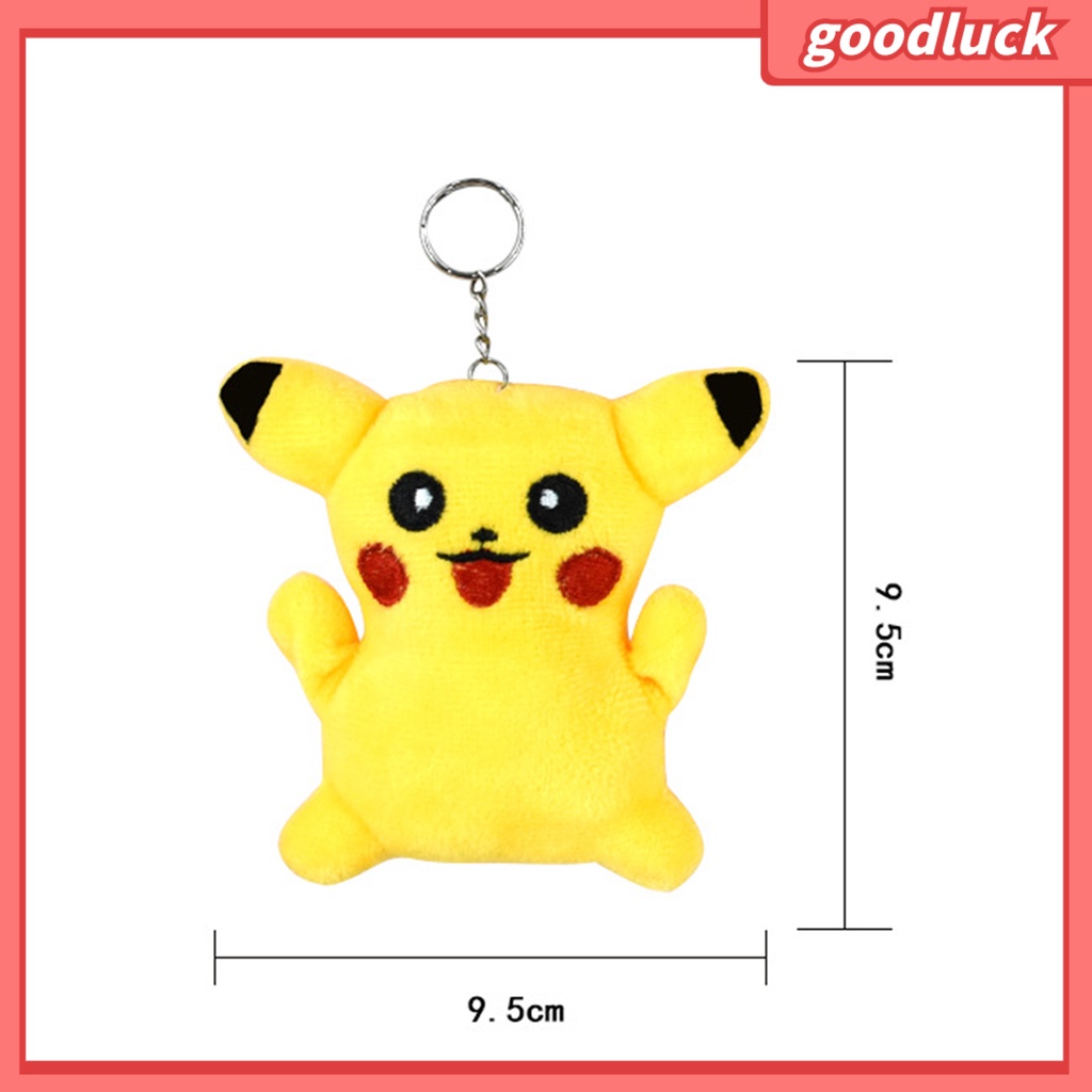 Móc khóa hình Pikachu màu vàng dễ thương