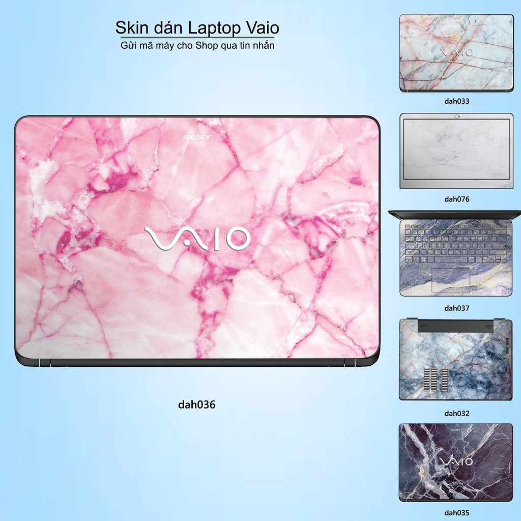 Skin dán Laptop Sony Vaio in hình vân đá _nhiều mẫu 2 (inbox mã máy cho Shop)