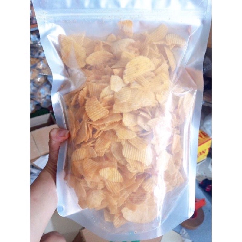 250g Bimbim Swing, khoai Tây hàng vỡ cánh to ( đóng túi zip bạc chắc chắn )