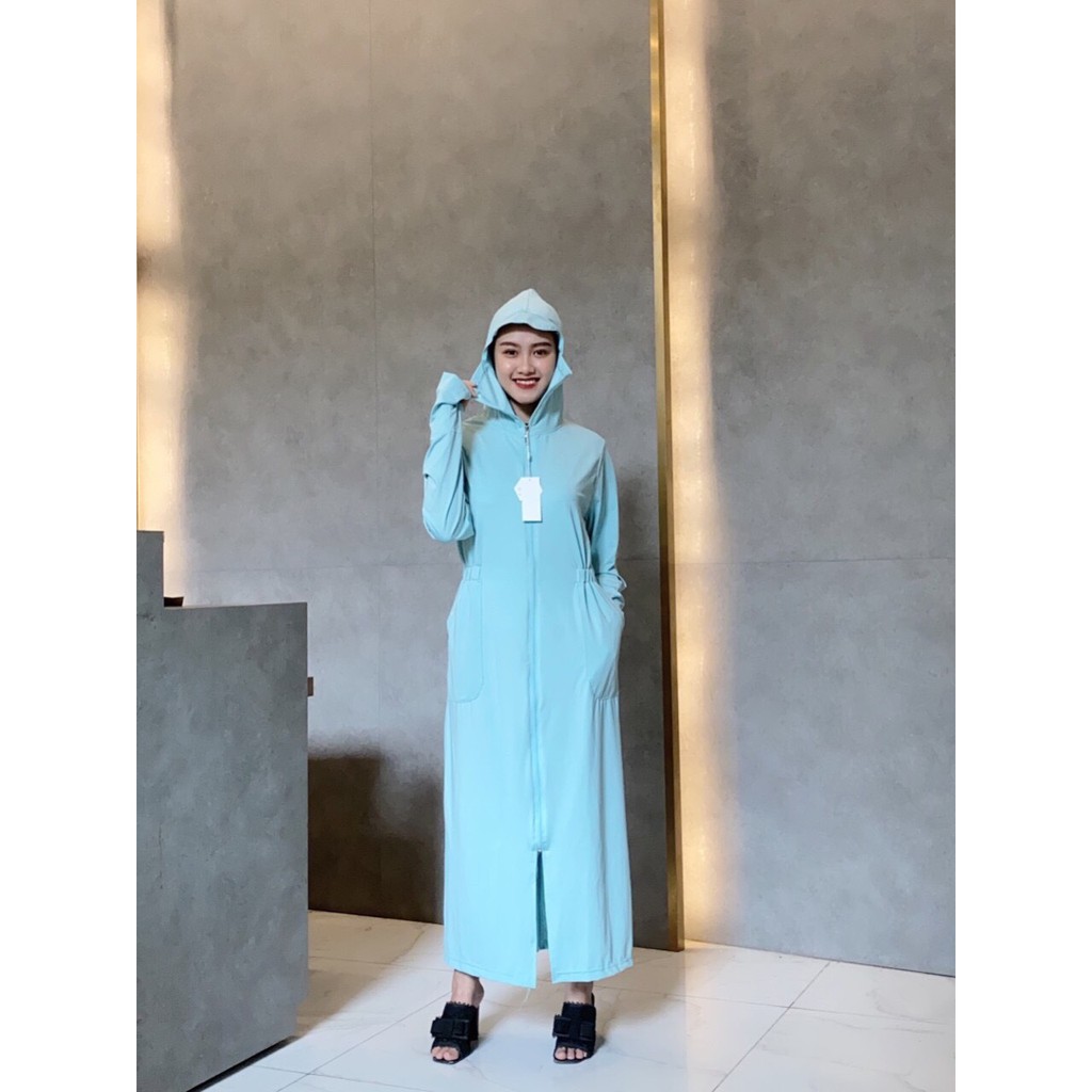 Xả kho Áo chống nắng dáng dài chất kim cương thông hơi mềm mát