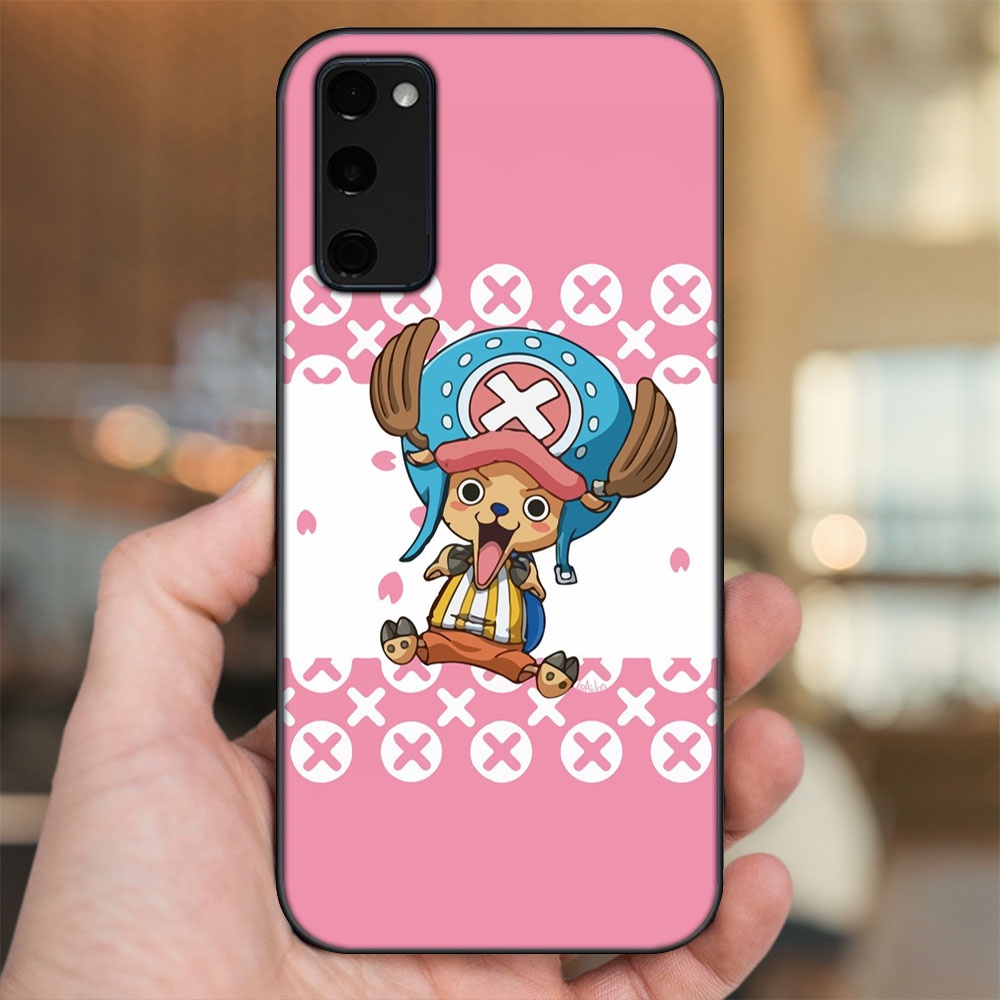 Ốp lưng Samsung S20 FE viền đen in hình Chopper One Piece Đảo Hải Tặc