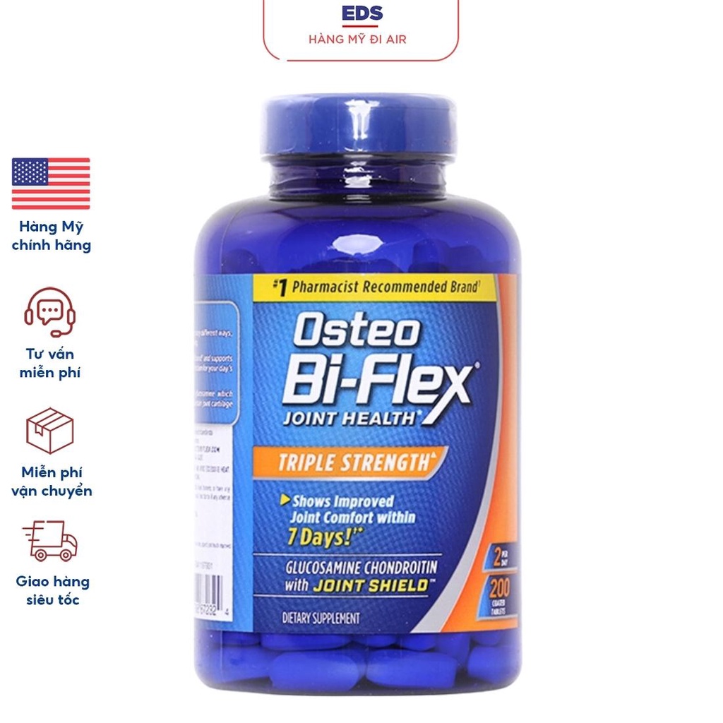 Viên uống xương khớp date 2025 Osteo Bi - Flex Triple Strength - EDS Hàng Mỹ