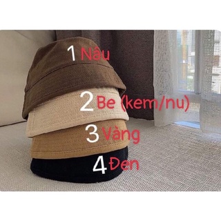 [BEAR ROOM] Nón bucket thêu tên bé