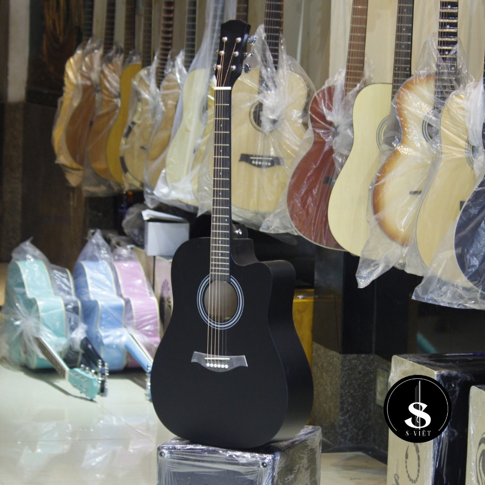 Đàn guitar acoustic gỗ thịt có ty chính hãng S Việt mã CV135 ESAC20 và ES160