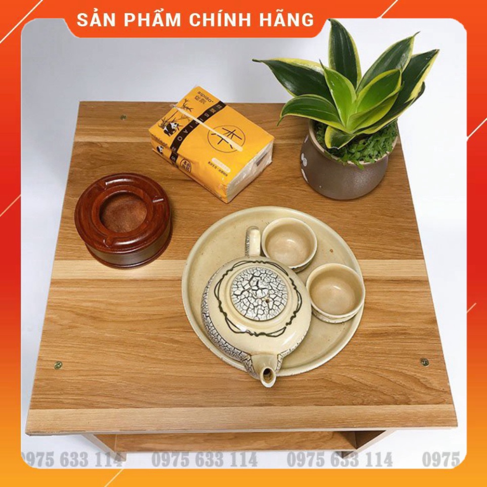 Bàn tràFREESHIPBàn cafe bằng gỗ nhỏ gọn, tiện lợi decor nhà cửa cao cấp