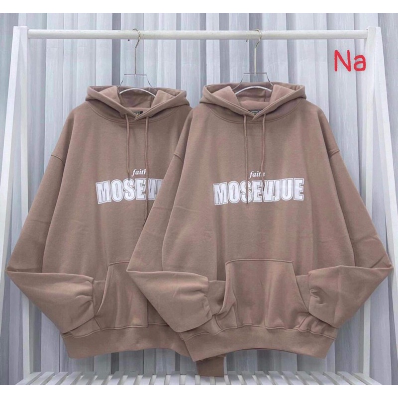 Áo hoodie nỉ cotton MOSEVJUE NA12