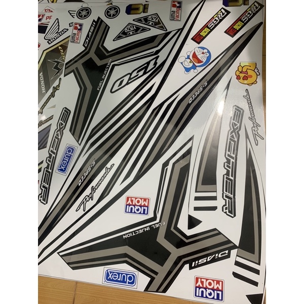 Tem exciter 150 xám đen