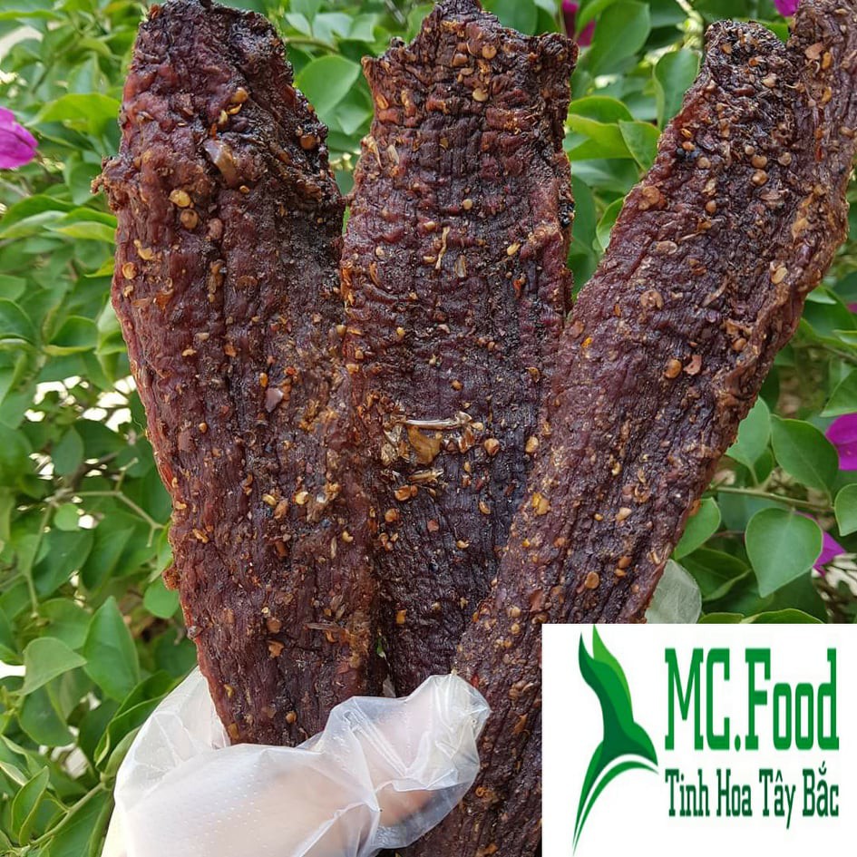 500gr Thịt Trâu Gác Bếp Ngon chuẩn Vị Tây Bắc - MC.Food (TẶNG KÈM CHẲM CHÉO)