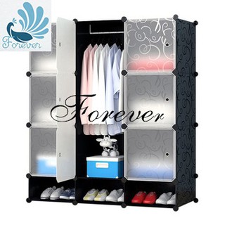 Tủ nhựa lắp ghép 12 Ô (3 ô để giày) chiều sâu 37cm_Bảo hành 1 năm