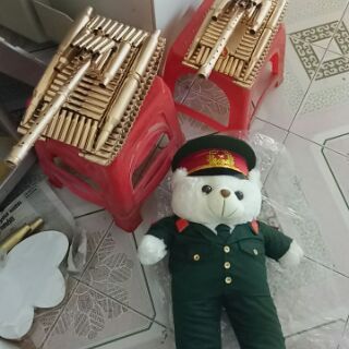 Mô hình xe tăng từ vỏ đạn AK