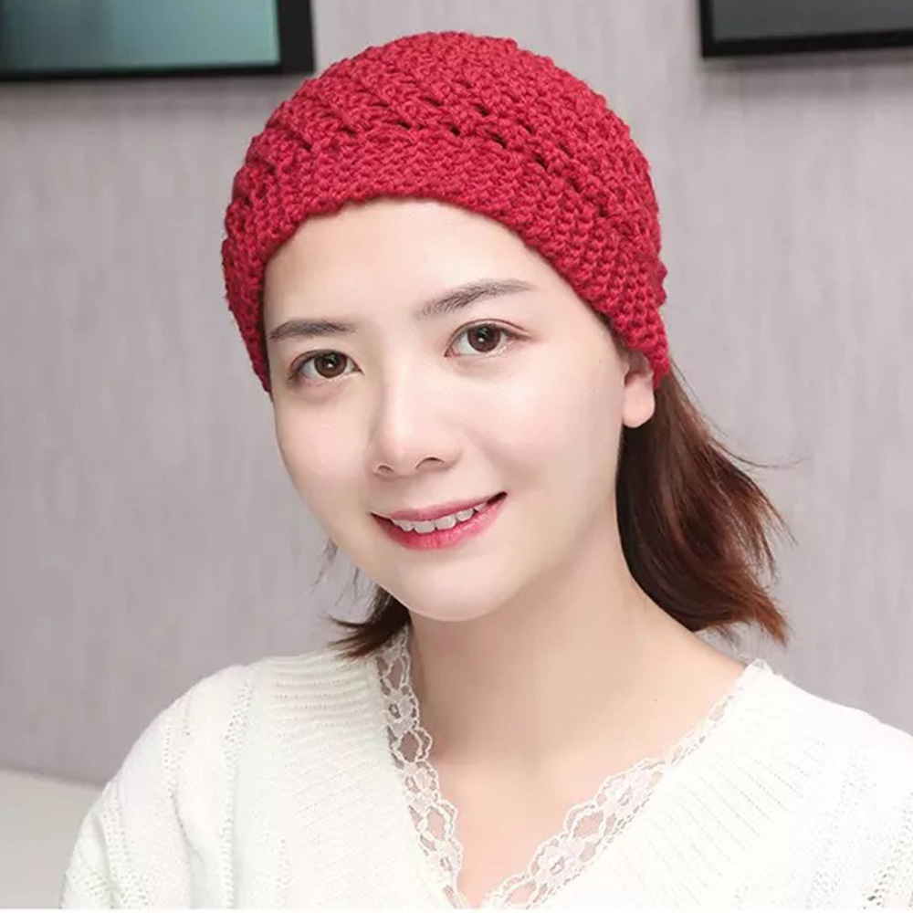 Băng Đô Len Ấm Áp Xinh Xắn Dành Cho Nữ