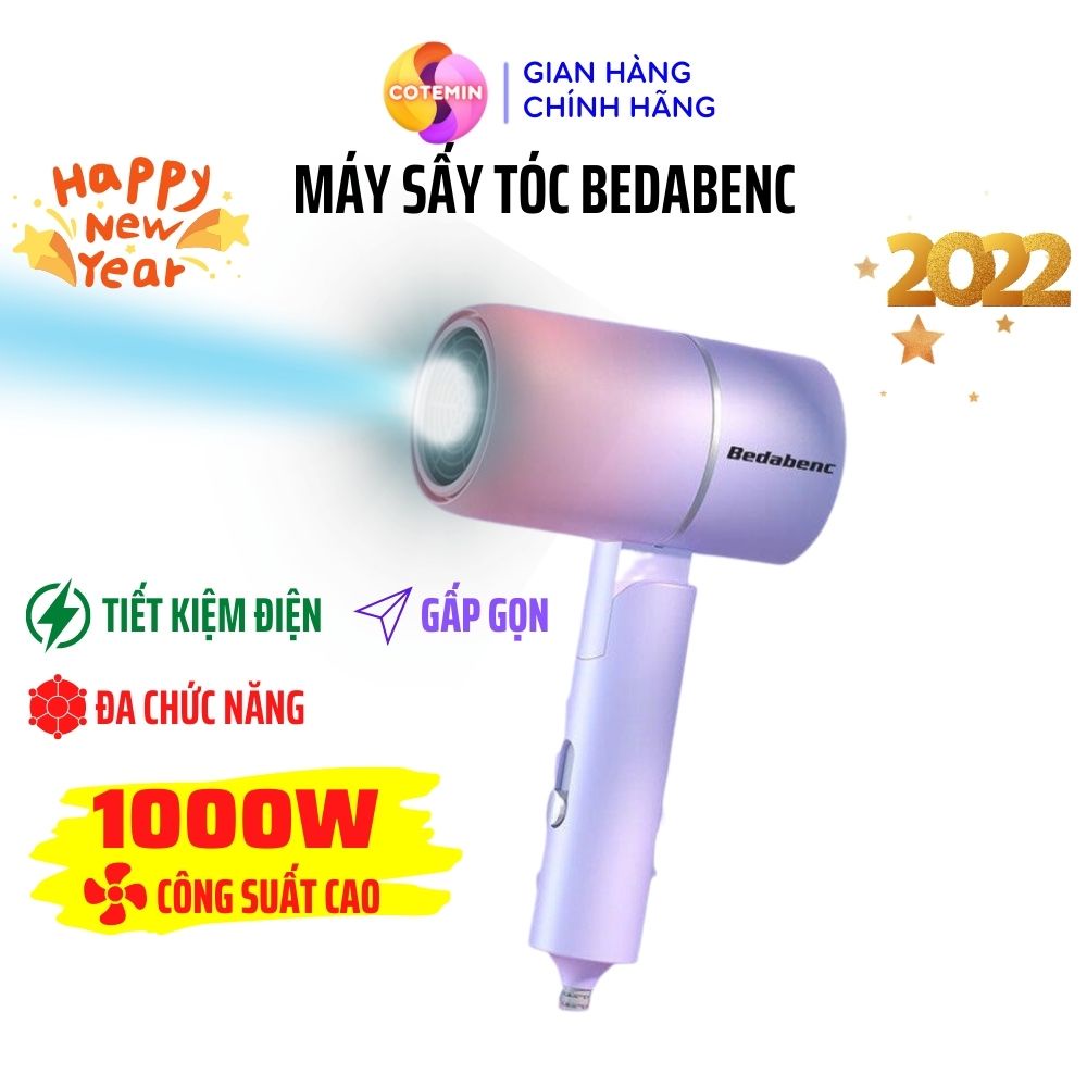 Máy Sấy Tóc Tạo Kiểu Hai Chiều Bedabenc Chính Hãng COTEMIN Bảo Hành 36 Tháng
