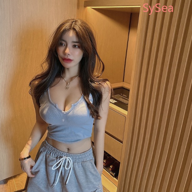 Áo hai dây xẻ tà thời trang hè gợi cảm dành cho nữ