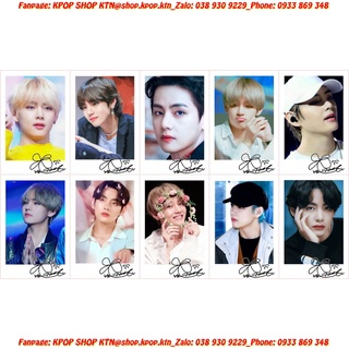 CARD CHỮ KÍ V BTS