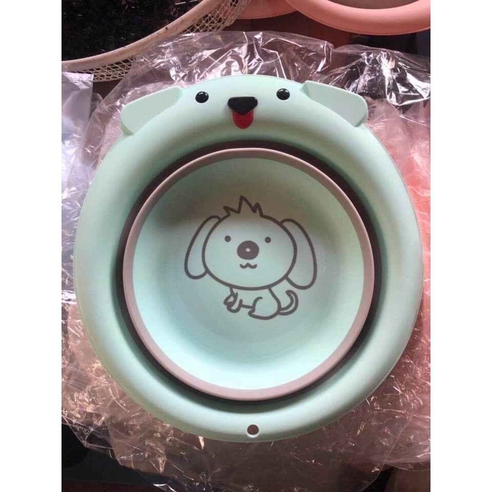 [HÀNG CÓ SẴN] Thau Gấp Gọn, Chậu Xếp Gọn Silicon Đa Năng