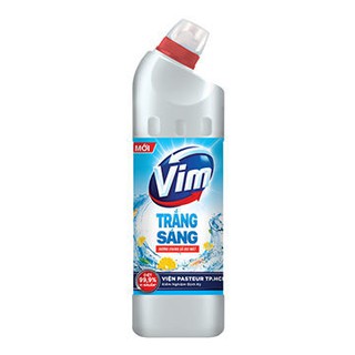 Nước Tẩy Bồn Cầu Vim Trắng Sáng Hương Chanh Sả chai 880ml