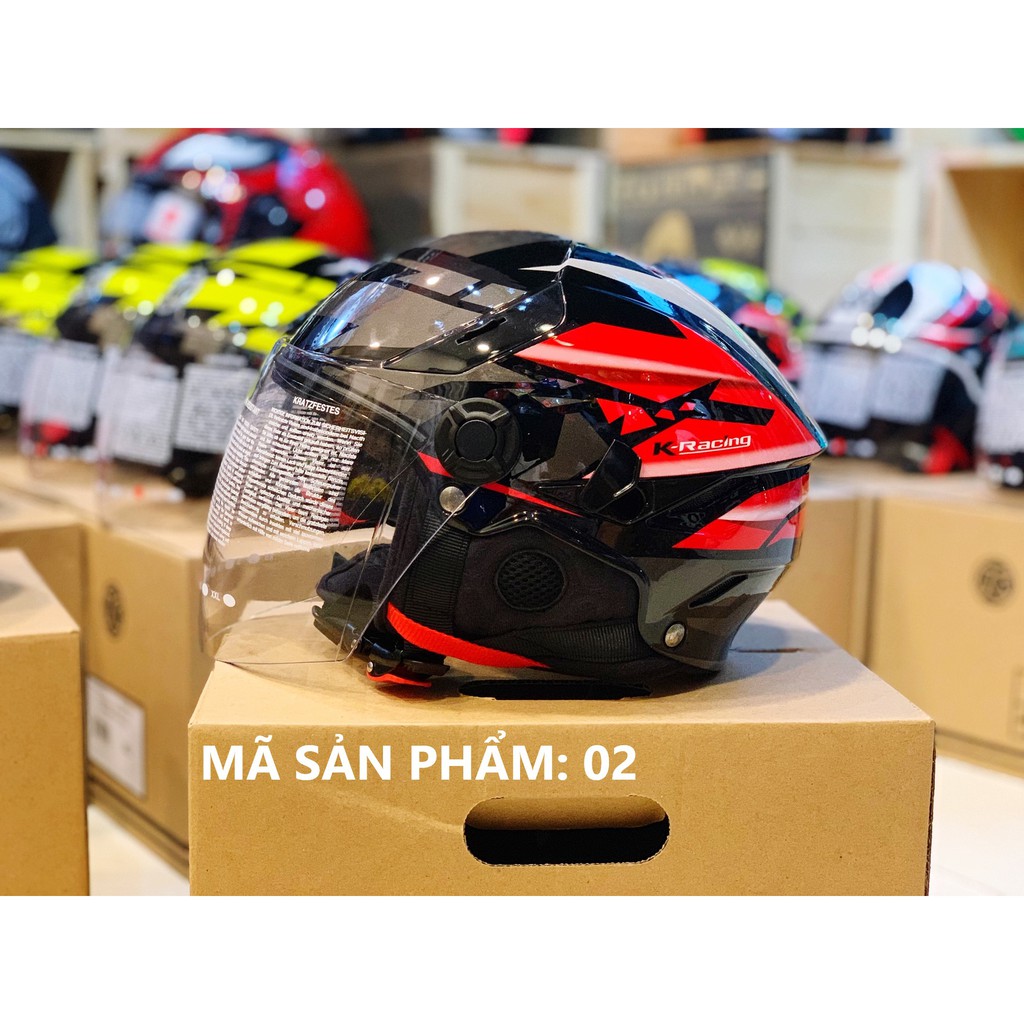 Mũ bảo hiểm nữa đầu thời trang chính hãng KYT Tigerjet