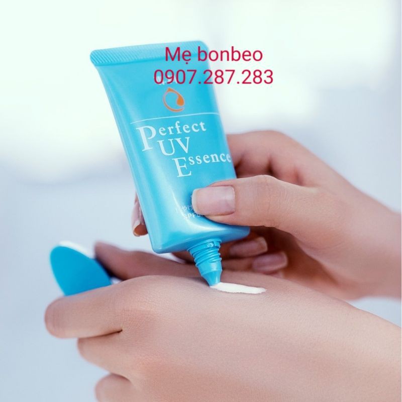 Tinh Chất Chống Nắng Senka Nâng Tông Ẩm Mượt Da 50g Perfect UV Essence SPF50+ PA++++