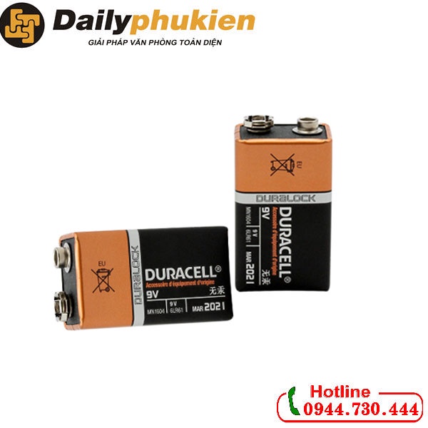 Pin 9v Duracell chính hãng dailyphukien