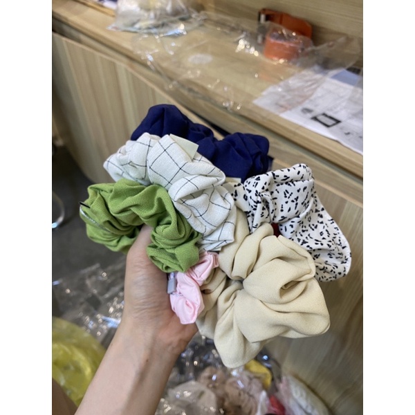 Handmade Scrunchies - Scrunchies thủ công nhiều màu sắc, hoạ tiết bất kì