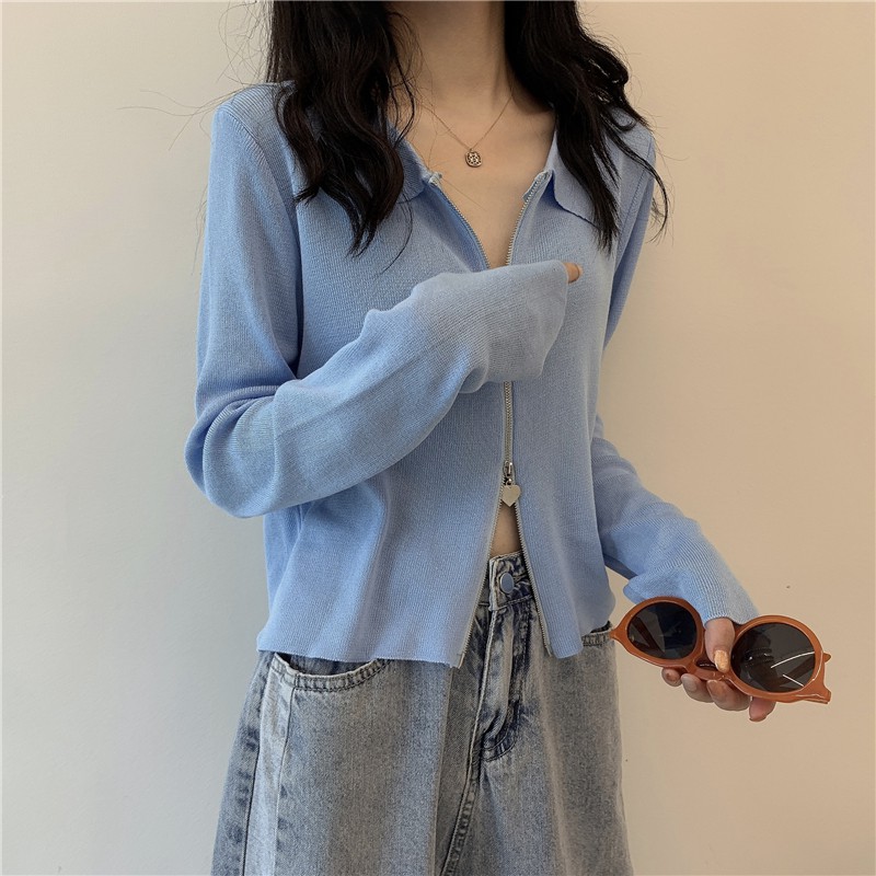 Áo khoác cardigan tay dài phong cách trẻ trung hợp thời trang cho nữ | BigBuy360 - bigbuy360.vn