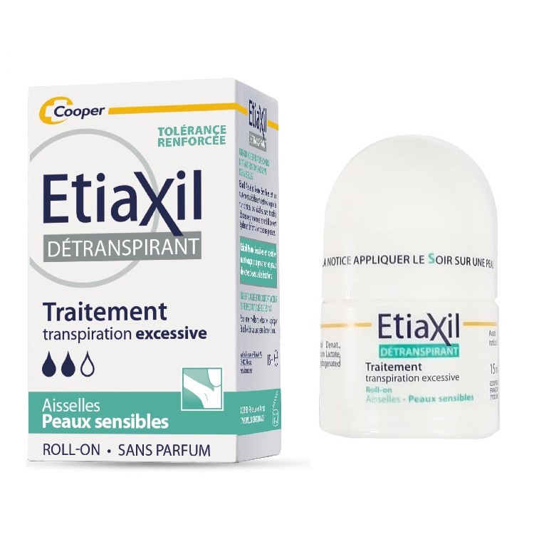 Lăn khử mùi Etiaxil màu đỏ dành cho da thường , Etiaxil màu xanh dành cho da nhạy cảm 15ml