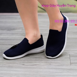 Anh Khoa - Giày nữ Thể thao A923-1 - Sợi flynit cao cấp dệt thành mũi giày, không ráp, đế đúc liền khối