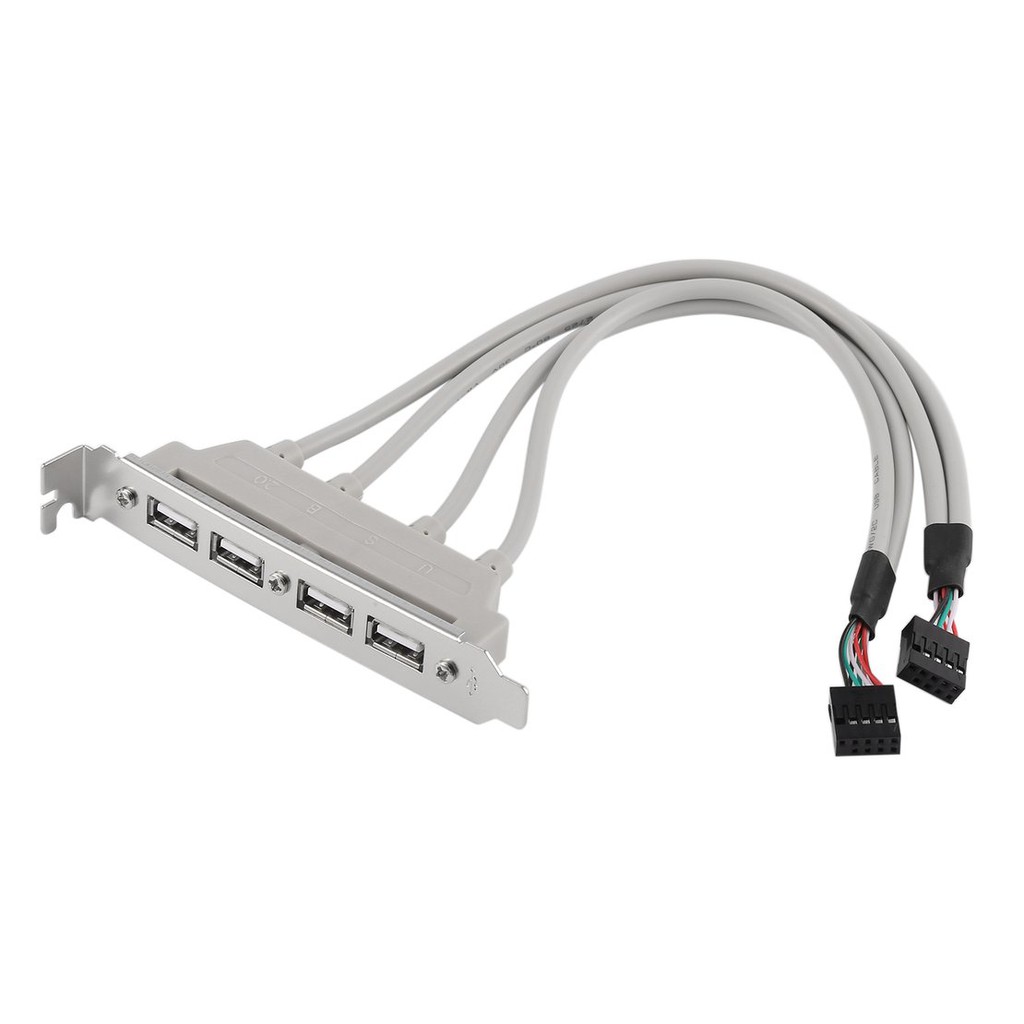 4-Port USB2.0 Motherboard Rear Panel Expansion Bracket Host Adapter | BigBuy360 - bigbuy360.vn