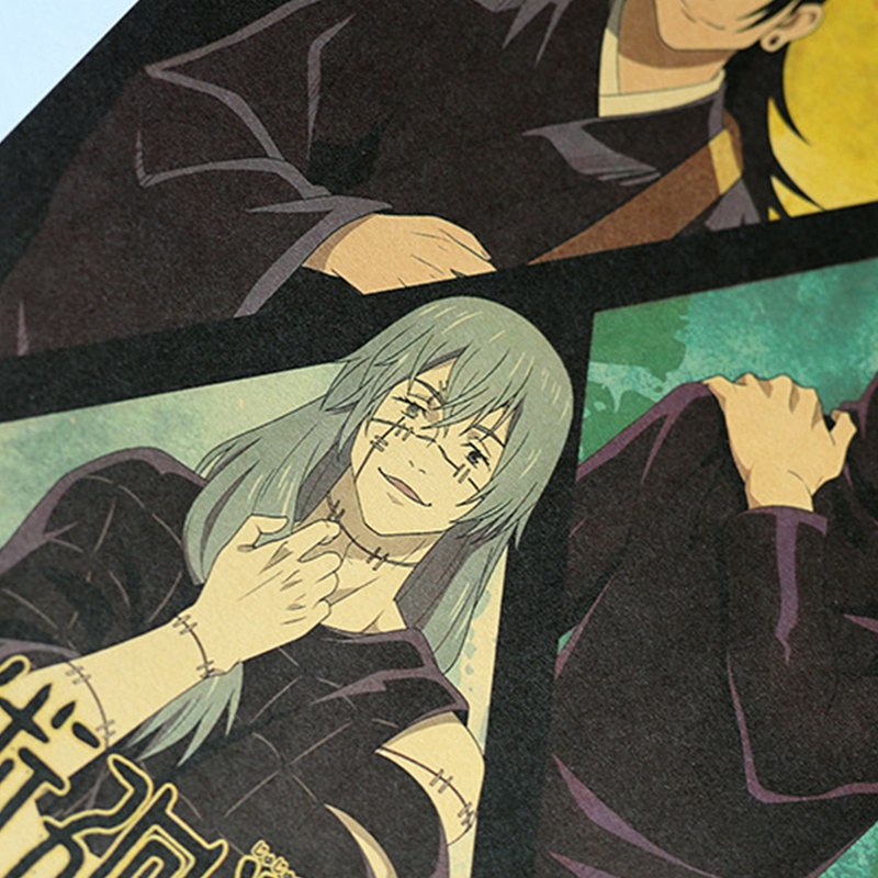 Tranh Treo Tường Trang Trí In Hình Nhân Vật Anime Phong Cách Retro