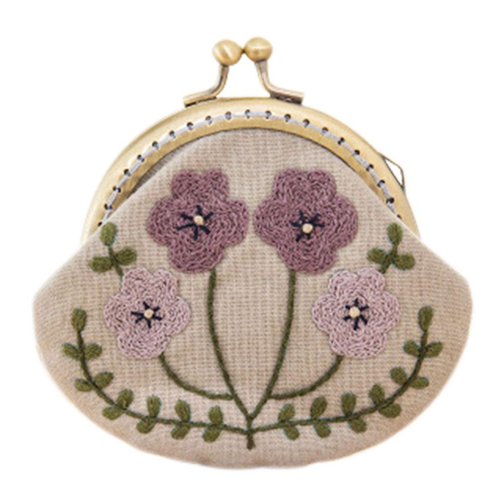 BORAG Embroidery Starter Kit Women Gift Needlework Handmade Flower Patterns