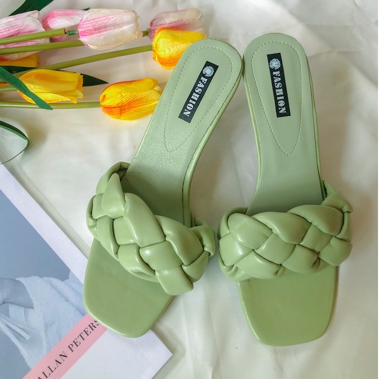 Guốc Dép Nữ Cao Cấp Đế Nhọn 3cm Thời Trang Ulzzang, Dép Cao Gót Quai Đan Hàn Quốc, Street Style - Iclassy_shoes