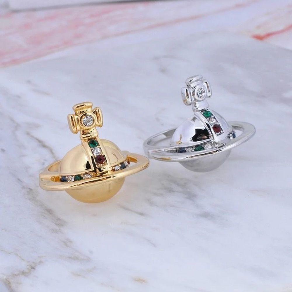 EXPEN Nhẫn Ba Chiều Bằng Hợp Kim Bạc Thời Trang